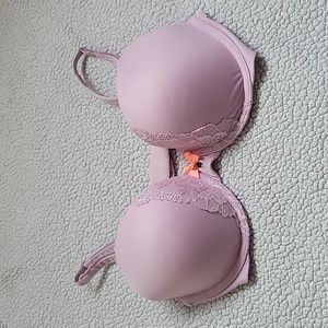 Victoria's Secret Perfect Shape bra, size 32D, purple